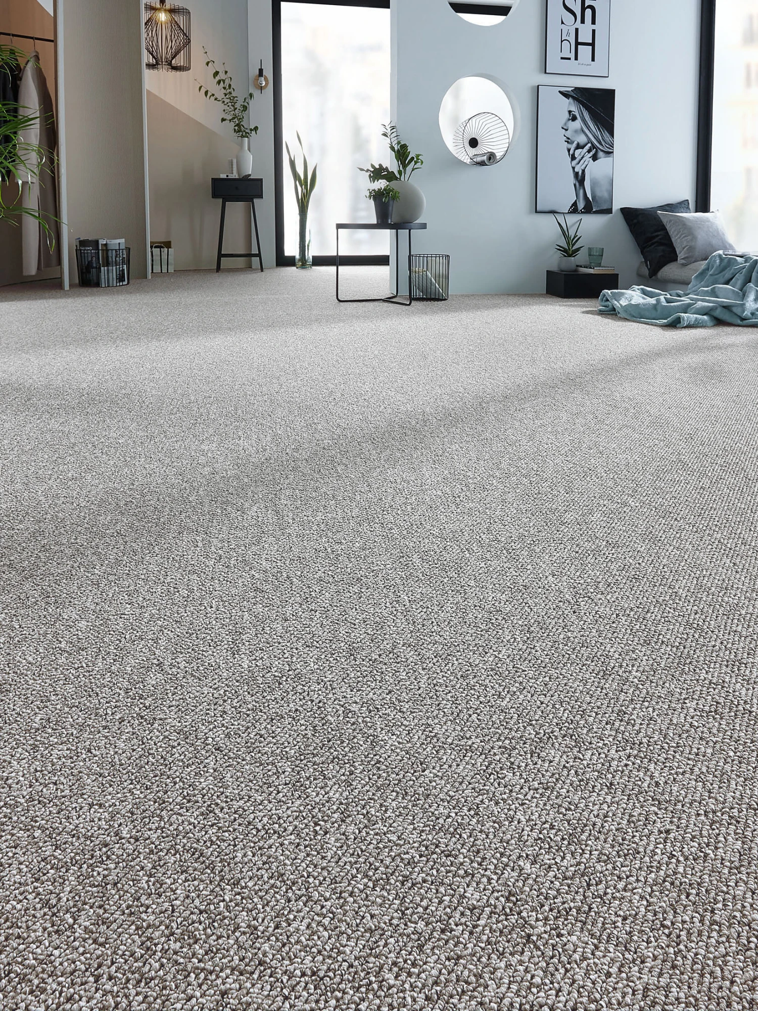 Schlingen-Teppichboden, Taupe 21 3 Schlingen-Teppichboden, Taupe 21