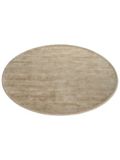 Viskose-Teppich, Sand 8 Viskose-Teppich, Sand -KayLa Verkaufsgeschäft Piemonte UniTeppich Beige Sand 150rund fper