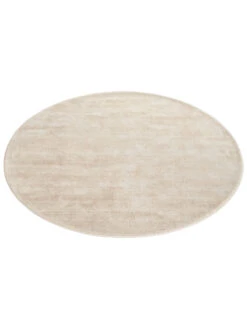 Viskose-Teppich, Creme 8 Viskose-Teppich, Creme -KayLa Verkaufsgeschäft Piemonte UniTeppich Creme 150rund fper