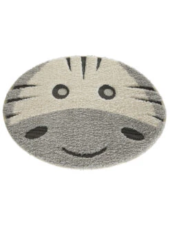 Kinder-Teppich, Hellgrau 9 Kinder-Teppich, Hellgrau -KayLa Verkaufsgeschäft Quagga KinderTeppich Grau Hellgrau 120rund fper