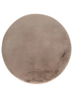 Kunstfell-Teppich, Cappuccino -KayLa Verkaufsgeschäft Ranua Kunstfellteppich braun cappuccino rund100 pla