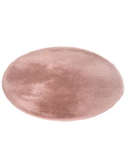 Kunstfell-Teppich, Rose -KayLa Verkaufsgeschäft Ranua Kunstfellteppich rosa rose rund100 fper