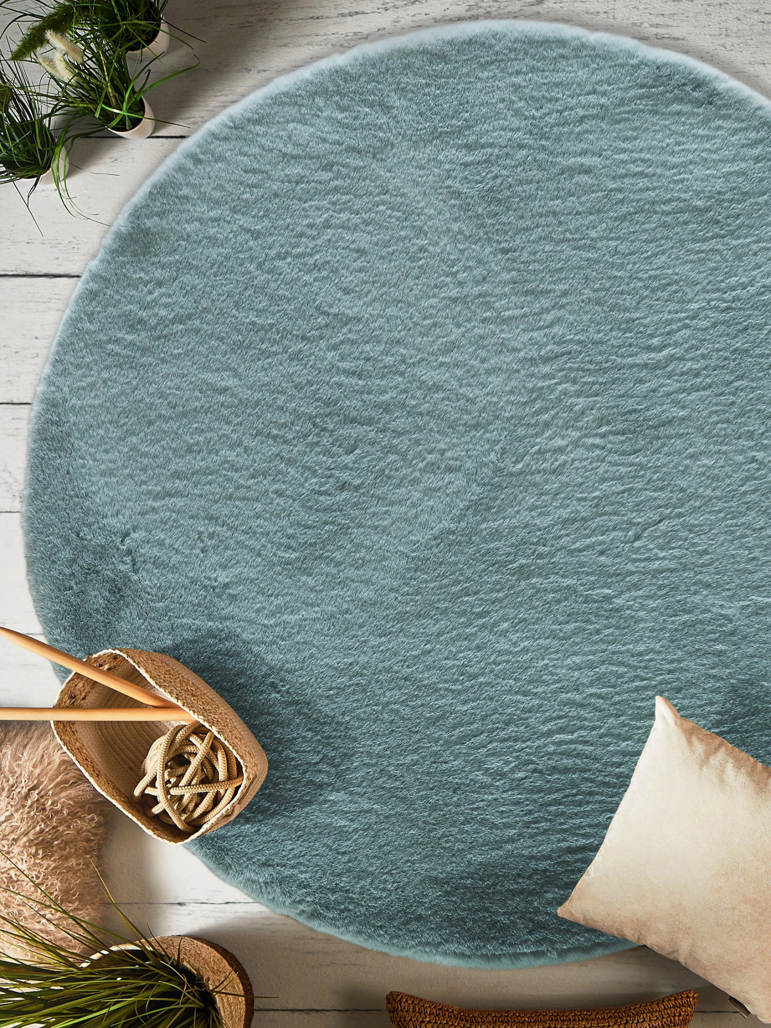 Kunstfell-Teppich, Jade 3 Kunstfell-Teppich, Jade