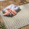 In-/Outdoor-Teppich, Sand -KayLa Verkaufsgeschäft Regenerate Outdoor Teppich Beige Sand 160x230 mil