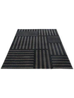 Moderner Teppich, Anthrazit -KayLa Verkaufsgeschäft Rieseby ModernerTeppich Dunkelgrau Anthrazit 160x230 fper