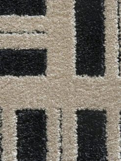 Moderner Teppich, Black/White 10 Moderner Teppich, Black/White -KayLa Verkaufsgeschäft Rieseby ModernerTeppich Weiss BlackWhite 160x230 lup