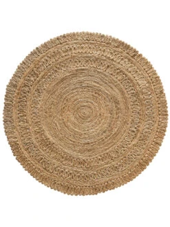 Jute-Teppich, Natural 11 Jute-Teppich, Natural -KayLa Verkaufsgeschäft Skyarp JuteTeppich Beige Natural 150rund pla