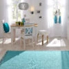 Flachgewebe-Teppich, Türkis 1 Flachgewebe-Teppich, Türkis -KayLa Verkaufsgeschäft Summerweave Handwebteppich tuerkis mil