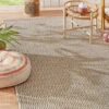 Outdoor-Teppich, Sand -KayLa Verkaufsgeschäft Talagante Flachgewebeteppich Beige Sand 120x170 mil3