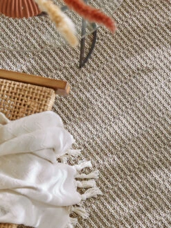 Outdoor-Teppich, Sand -KayLa Verkaufsgeschäft Talagante Flachgewebeteppich Beige Sand 120x170 spar