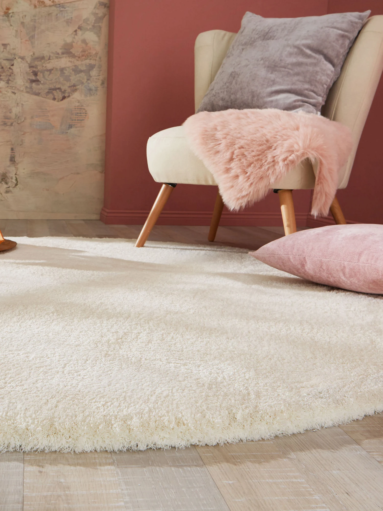 Hochflor-Teppich, Schnee 3 Hochflor-Teppich, Schnee