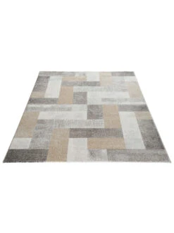 Moderner Teppich, Gold -KayLa Verkaufsgeschäft UrbanMaze DesignerTeppich Gelb Gold 160x230 fper