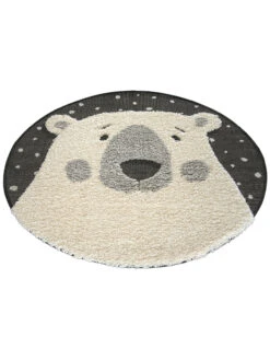 Kinder-Teppich, Dunkelgrau 9 Kinder-Teppich, Dunkelgrau -KayLa Verkaufsgeschäft Ursus KinderTeppich Grau Dunkelgrau 120rund fper