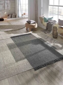 Woll-Teppich, Stone Grey