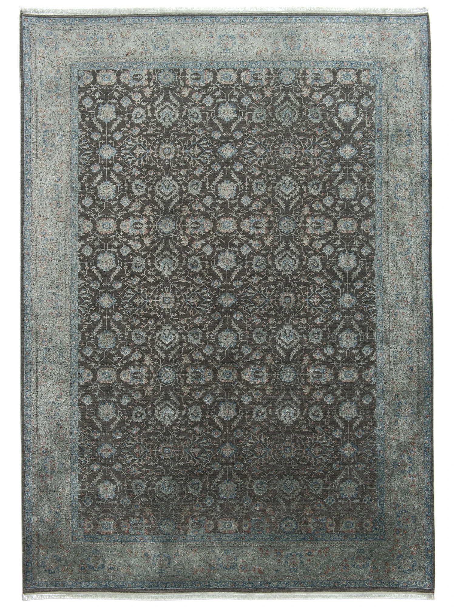 Vintage-Teppich, Green-Blue 4 Vintage-Teppich, Green-Blue – Bild 2