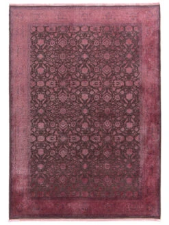 Vintage-Teppich, Pink-Blue -KayLa Verkaufsgeschäft Valdiva VintageTeppich Rosa PinkBlue 200x290 pla