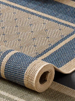 Outdoor-Teppich, River -KayLa Verkaufsgeschäft Valley Flachgewebe Teppich blau river lup