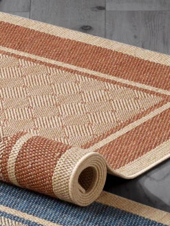 Flachgewebe-Teppich, Terra 7 Flachgewebe-Teppich, Terra -KayLa Verkaufsgeschäft Valley Flachgewebe Teppich orange terra lup